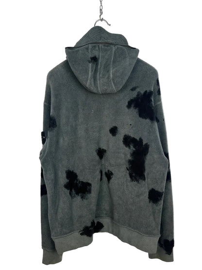Felpa con zip e cappuccio Special Process Hand Painted Stone Island - Taglia M