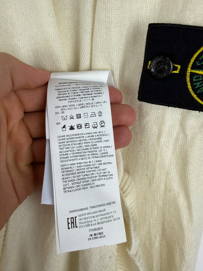 Maglione dolcevita bianco panna Stone Island - Taglia L