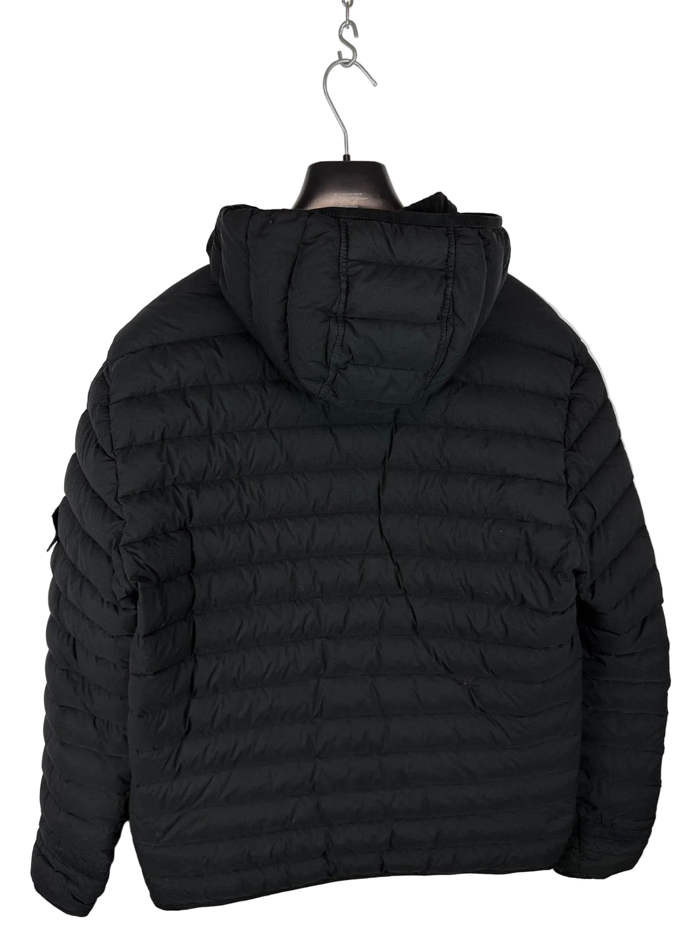 Giacca nera Loom Woven Down Chambers Stretch Nylon-TC Stone Island - Taglia M