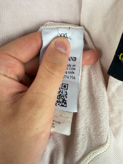 Felpa rosa con cappuccio Stone Island - Taglia XXL