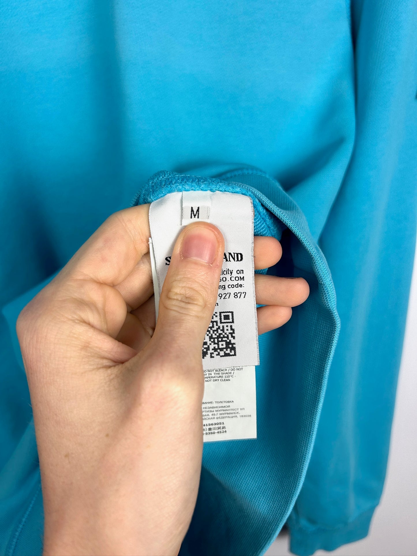 Felpa turchese Stone Island - Taglia M