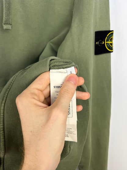 Felpa verde con cappuccio Stone Island - Taglia S