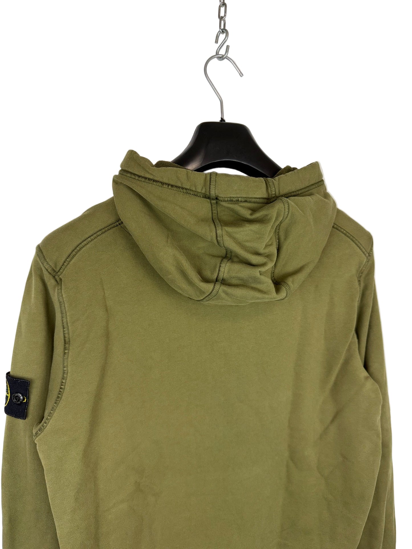 Felpa verde con cappuccio Stone Island (con cartellino) - Taglia M