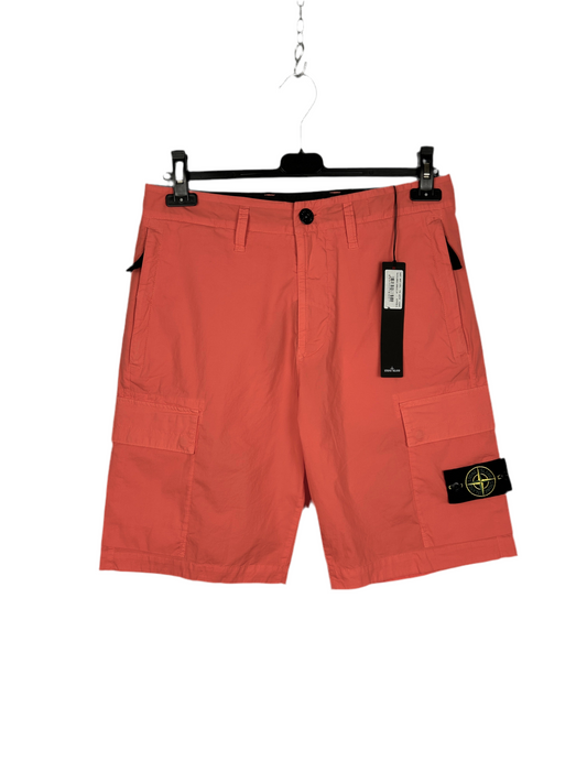 Pantaloncini cargo arancioni Stone Island (nuovi con cartellino) - Taglia W29