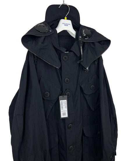 Giacca Goggle nera con chiusura a zip C.P. Company (nuova con cartellino) - Taglia L