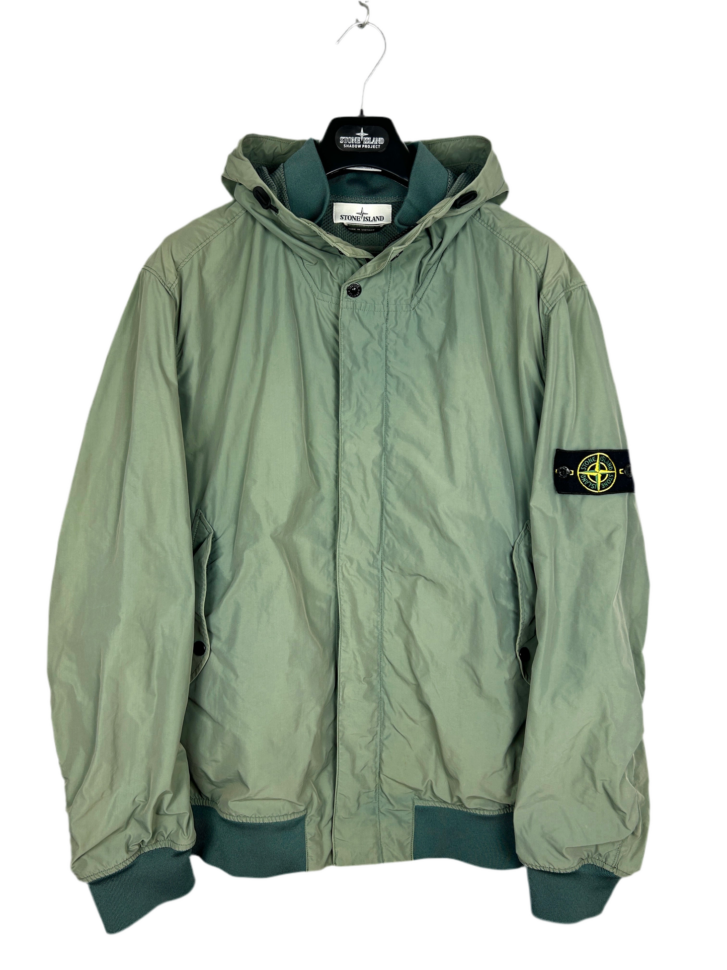 Giacca verde Stone Island "Micro Reps" - Taglia XXXL