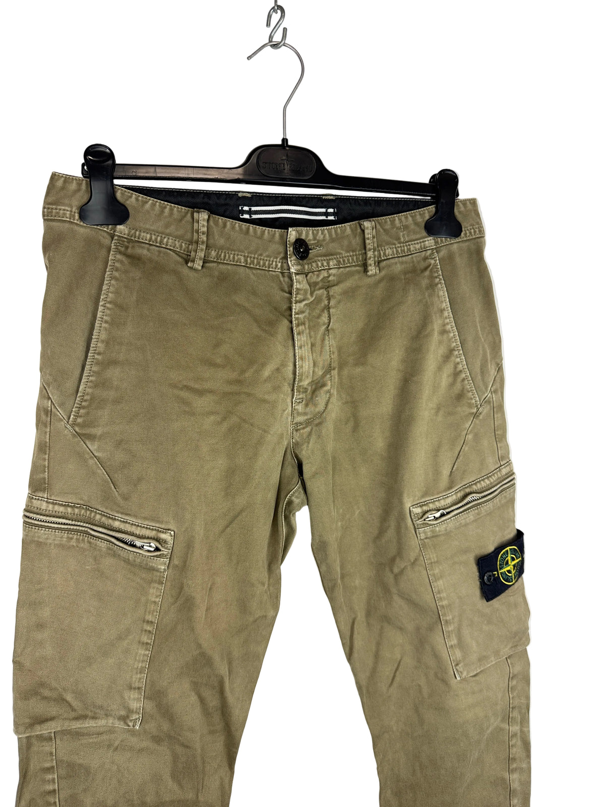 Pantaloni cargo beige skinny fit Stone Island - Taglia W32 - foto 3