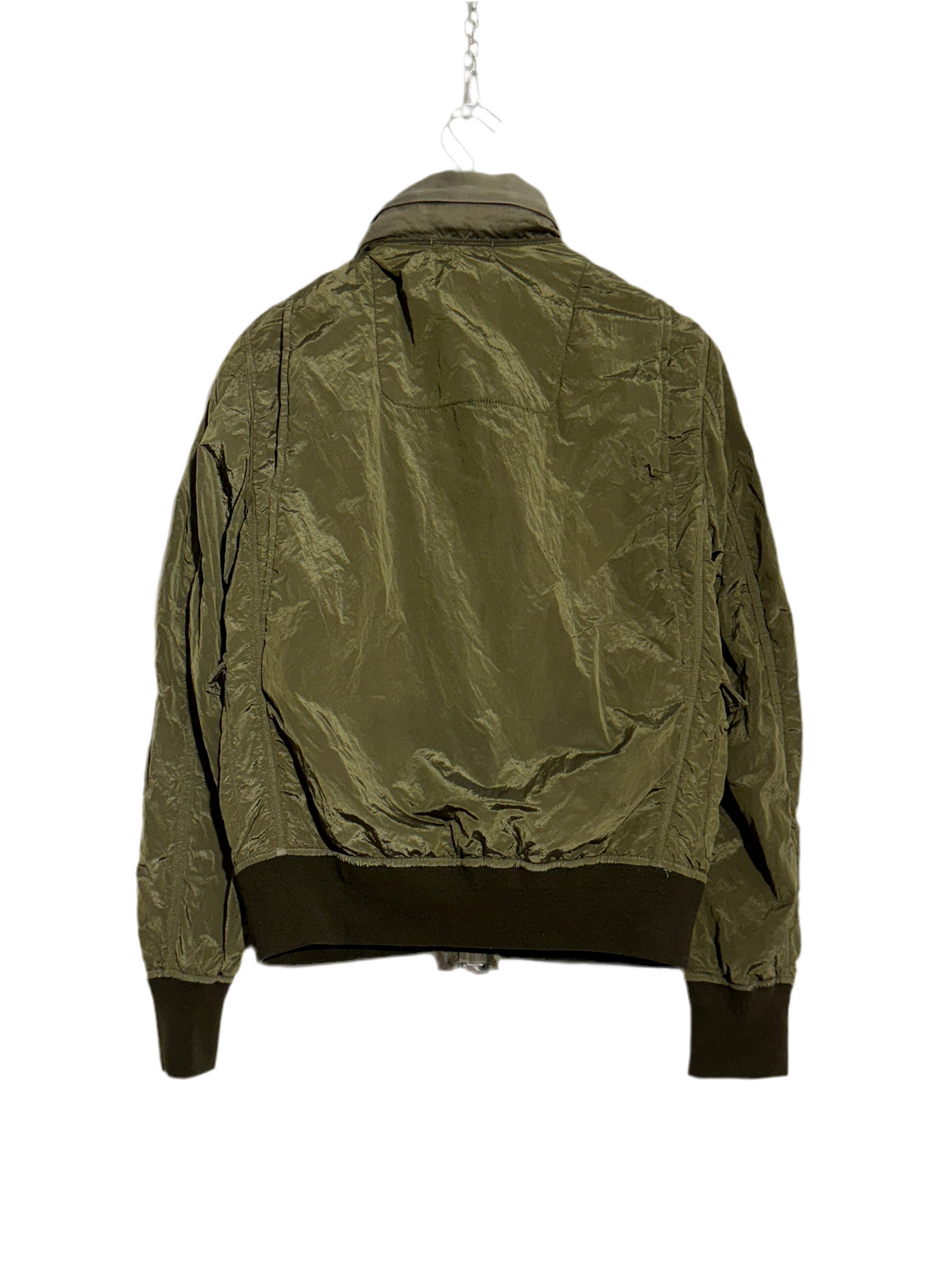 Giacca del 2008 in Nylon metal verde oliva Stone Island - Taglia M
