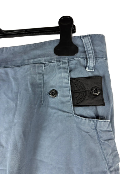 Pantaloni cargo azzurri Stone Island - Taglia W32