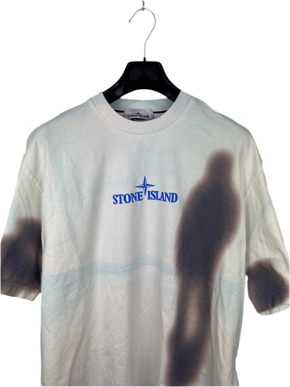 T-shirt azzurra Stone Island (nuova con cartellino) - Taglia L