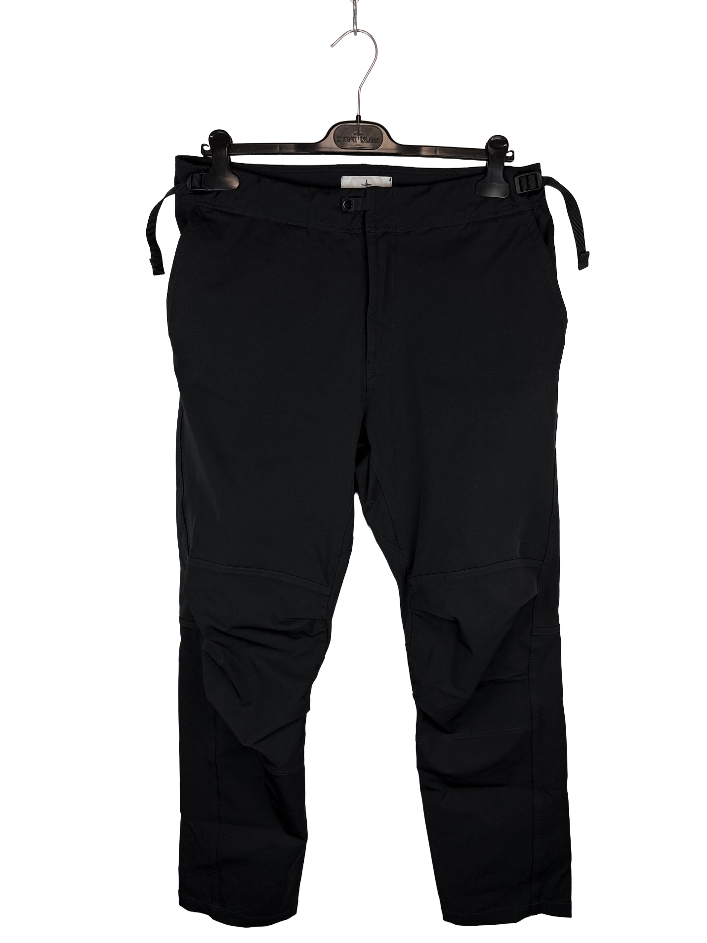 Pantaloni neri in nylon tecnico Soft Shell Stellina Stone Island - Taglia W32