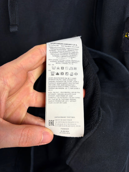 Felpa nera con cappuccio Stone Island - Taglia M