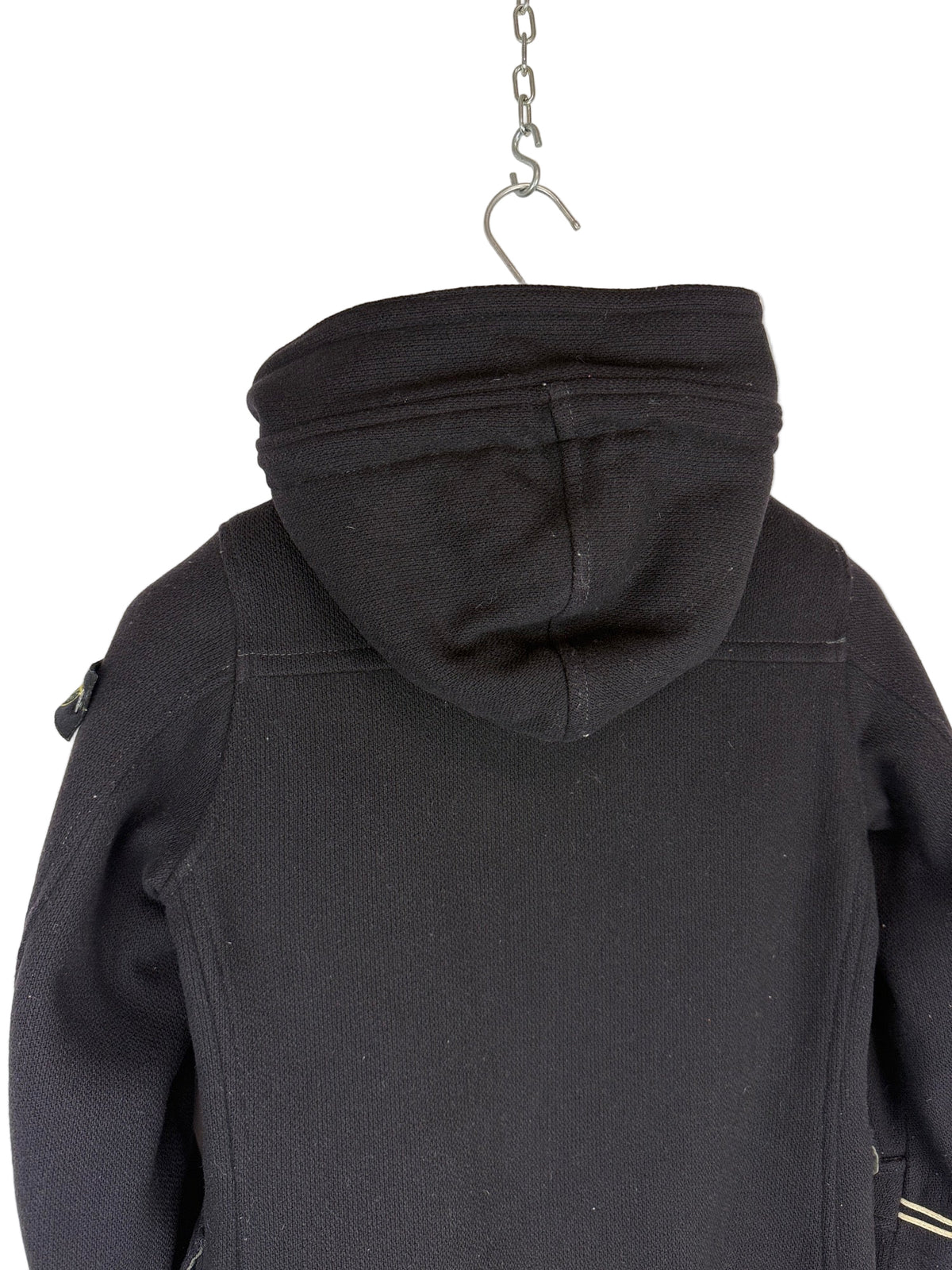 Black Stone Island duffle coat with toggle fastenings – Junior size (8 years, 128cm)