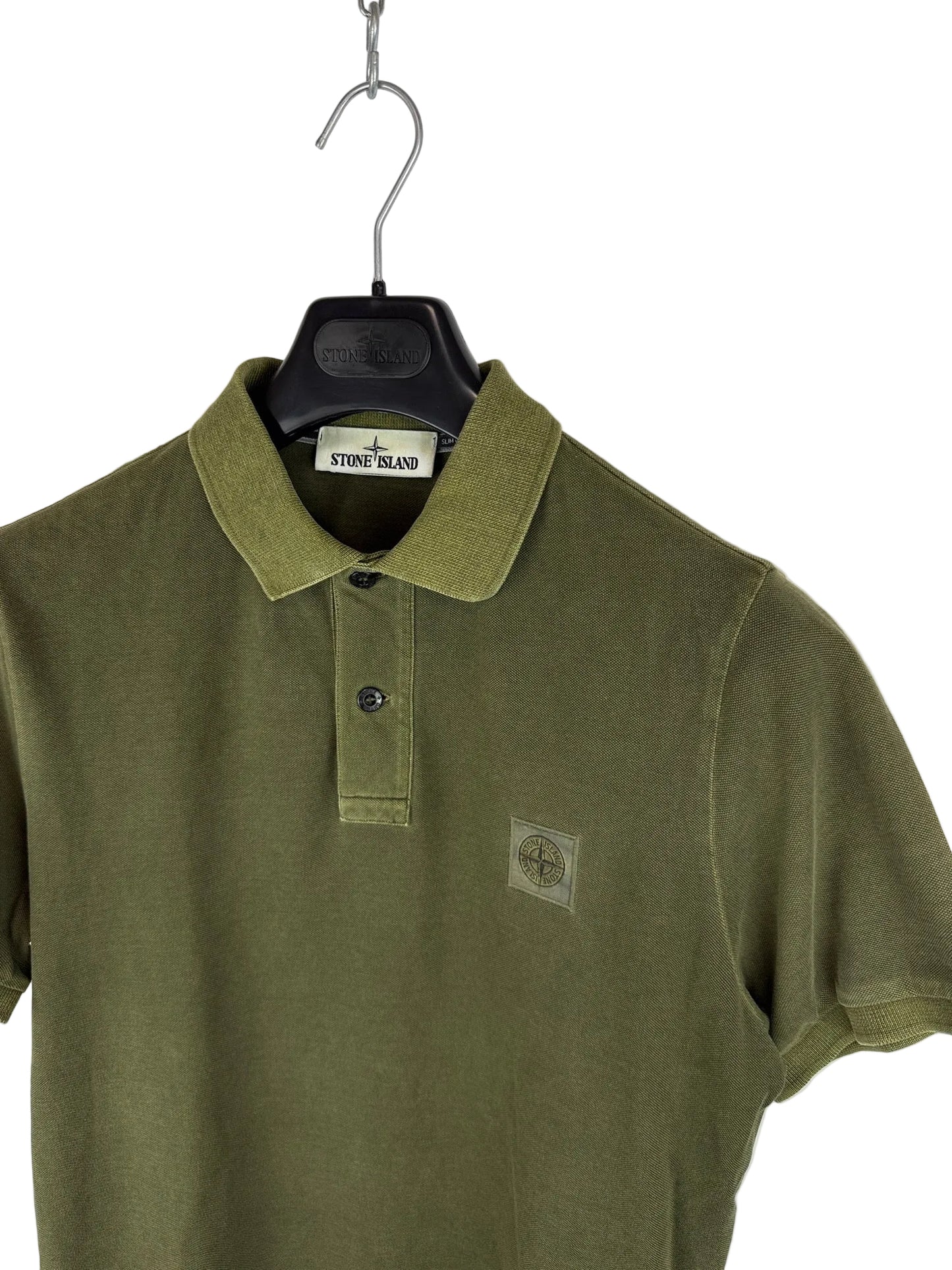 Polo verde Stone Island - Taglia M