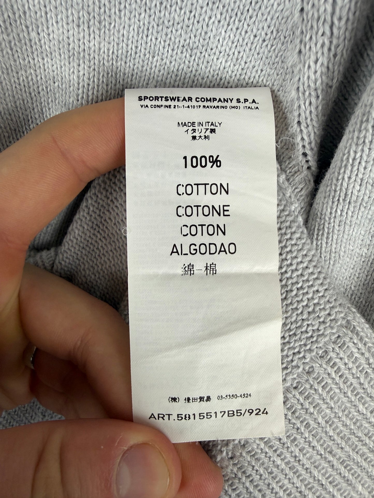 Maglione grigio Stone Island - Taglia L