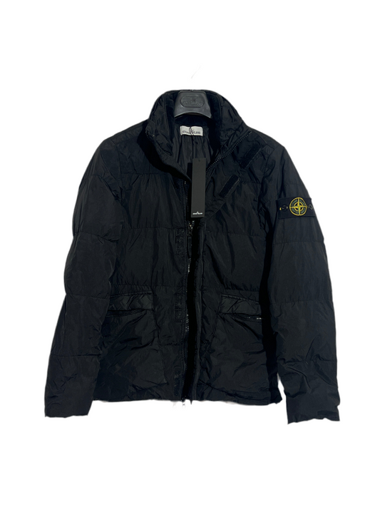 Piumino nero Garment Dyed Crinkle Reps NY Down Stone Island - Taglia S
