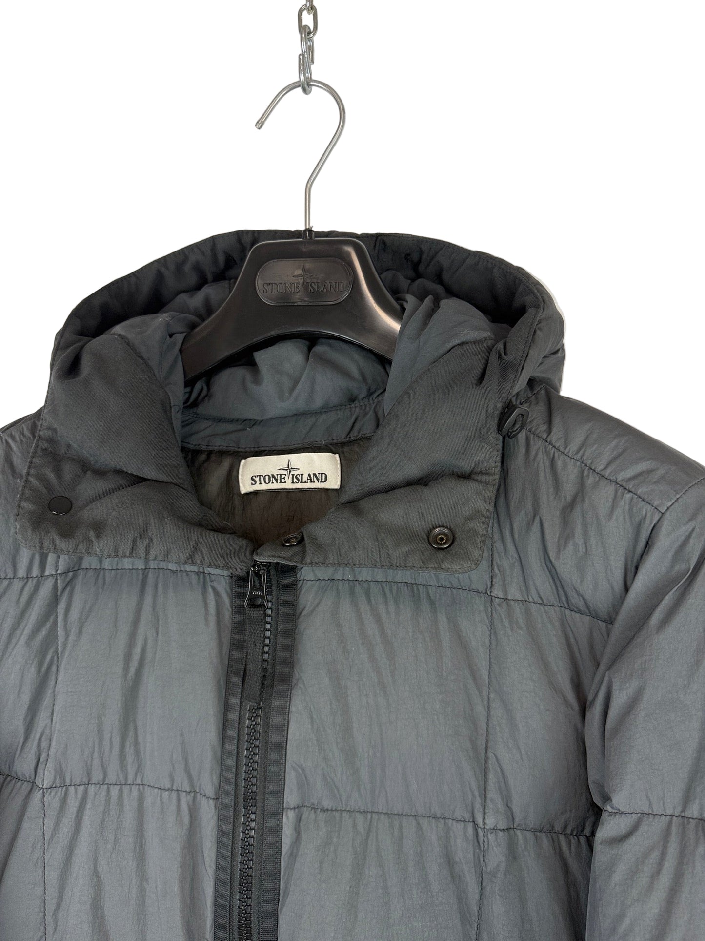 Giacca grigia Garment Dyed Crinkle Reps NY Down Stone Island - Taglia S