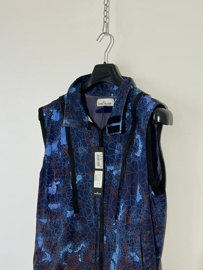 Giacca blu Stone Island Printed Heat Reactive Thermosensitive Fabric (nuova con cartellino) - Taglia L
