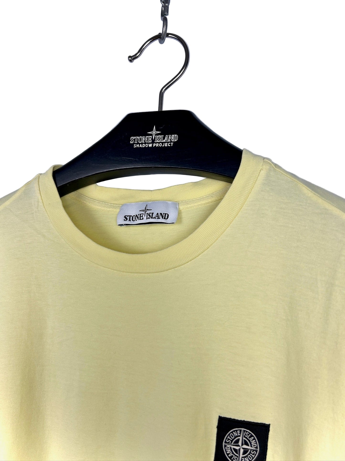 T-shirt gialla Stone Island - Taglia XXL