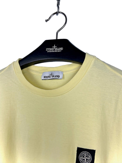T-shirt gialla Stone Island - Taglia XXL