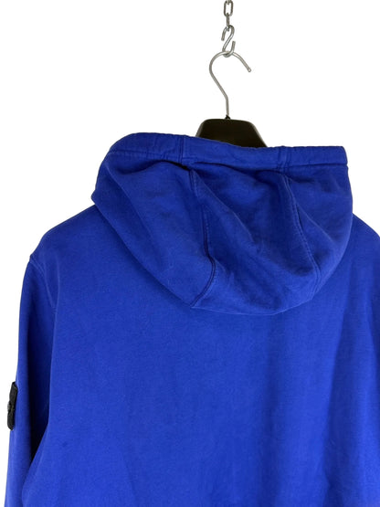 Felpa blu con zip e cappuccio Stone Island - Taglia XL