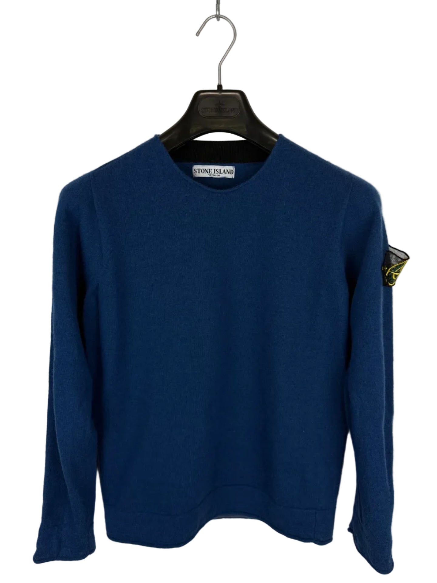 Maglione blu con Mesh Badge Stone Island - Taglia S