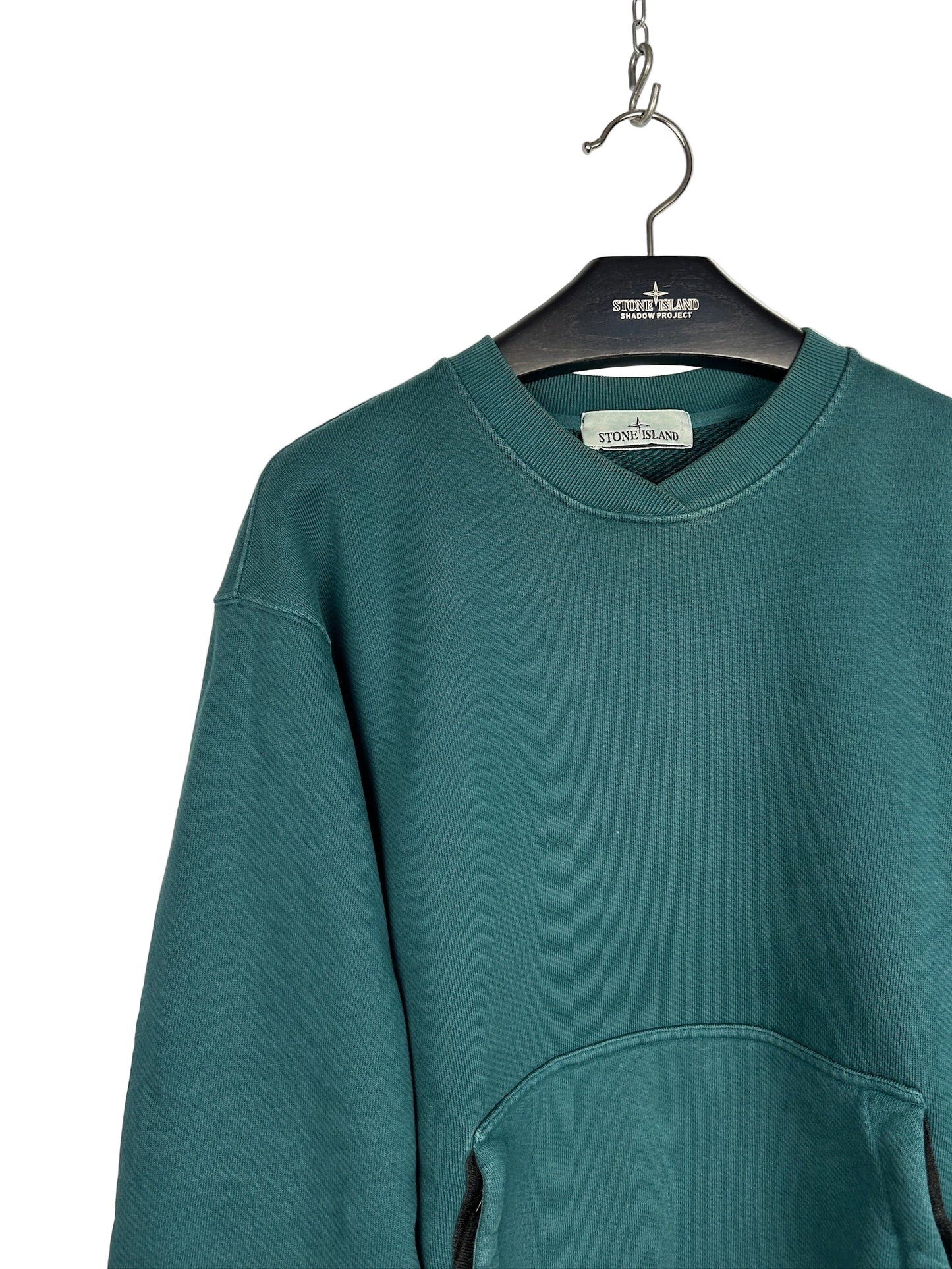 Felpa verde con tasche Stone Island - Taglia L