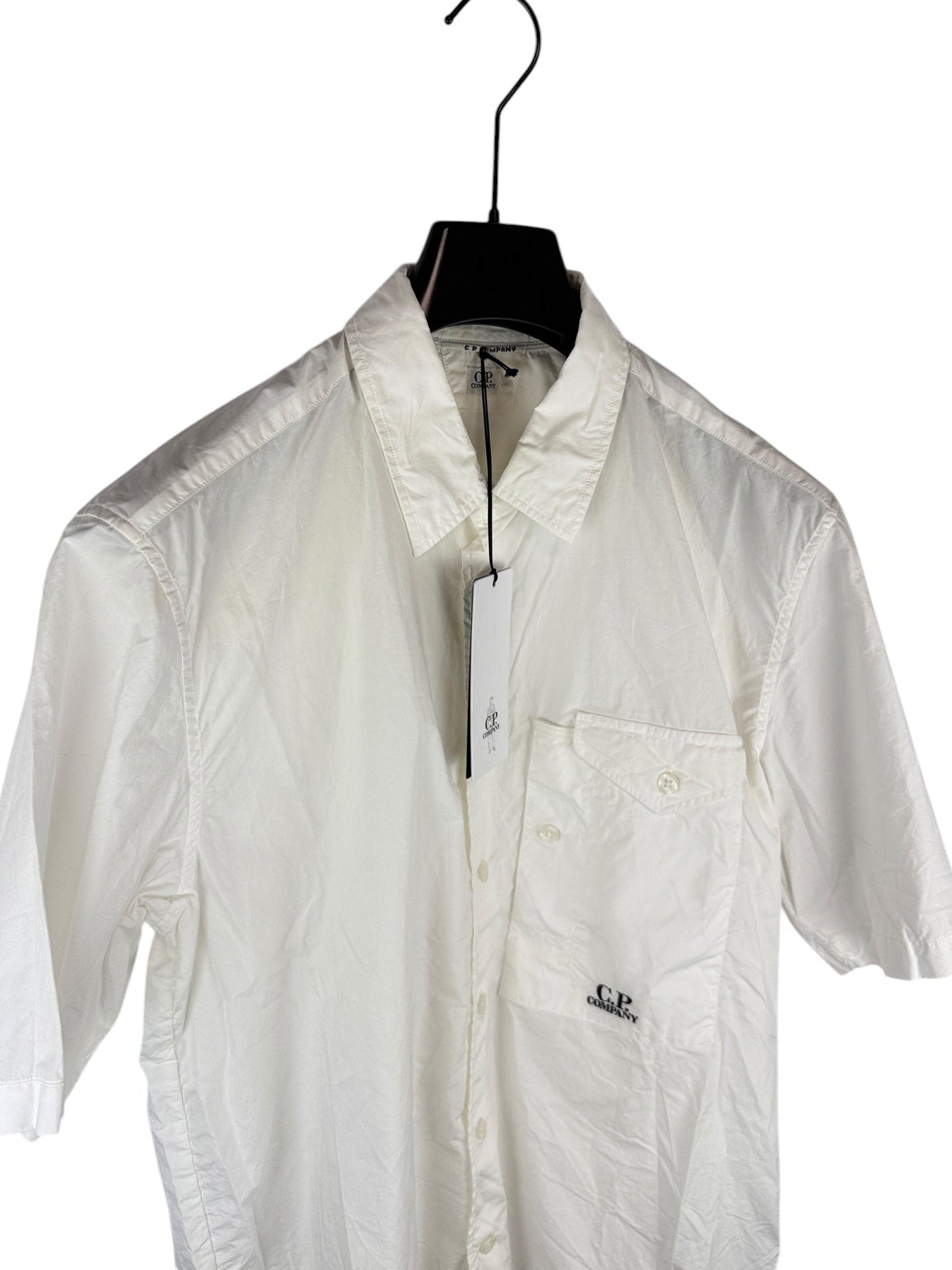 Camicia bianca con taschino sul petto C.P. Company (nuova con cartellino) - Taglia L