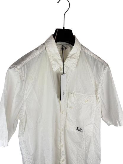 Camicia bianca con taschino sul petto C.P. Company (nuova con cartellino) - Taglia L