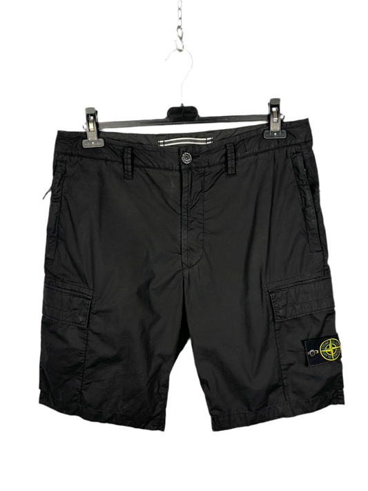 Pantaloncini cargo neri Stone Island - Taglia W33