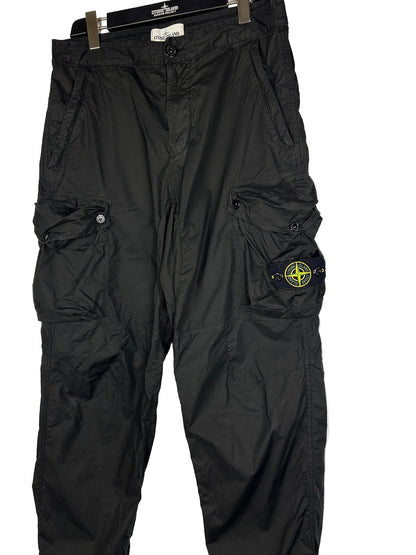 Pantaloni cargo tecnici neri Stone Island - Taglia W30