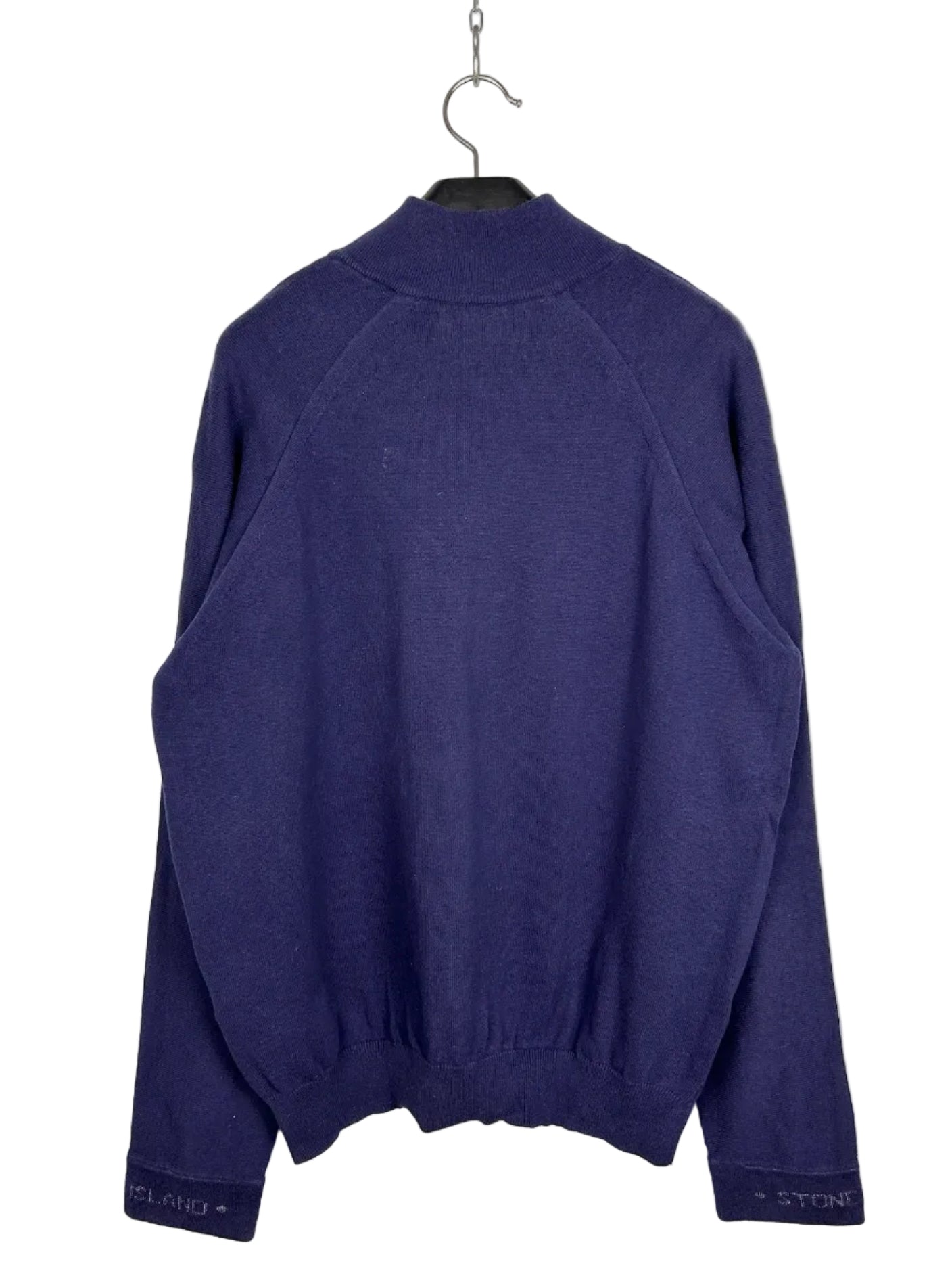 Maglione blu a mezza zip Stone Island - Taglia XL