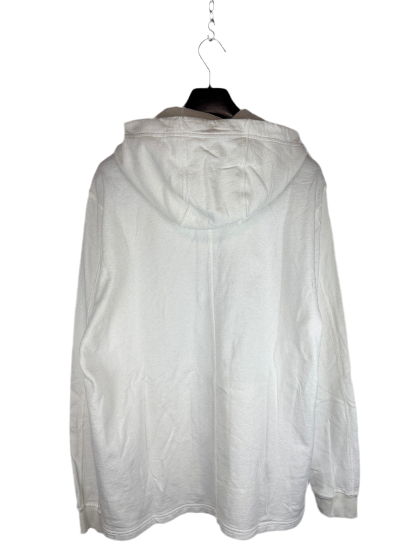 Felpa bianca con bottoni e cappuccio Stone Island Shadow Project - Taglia XL