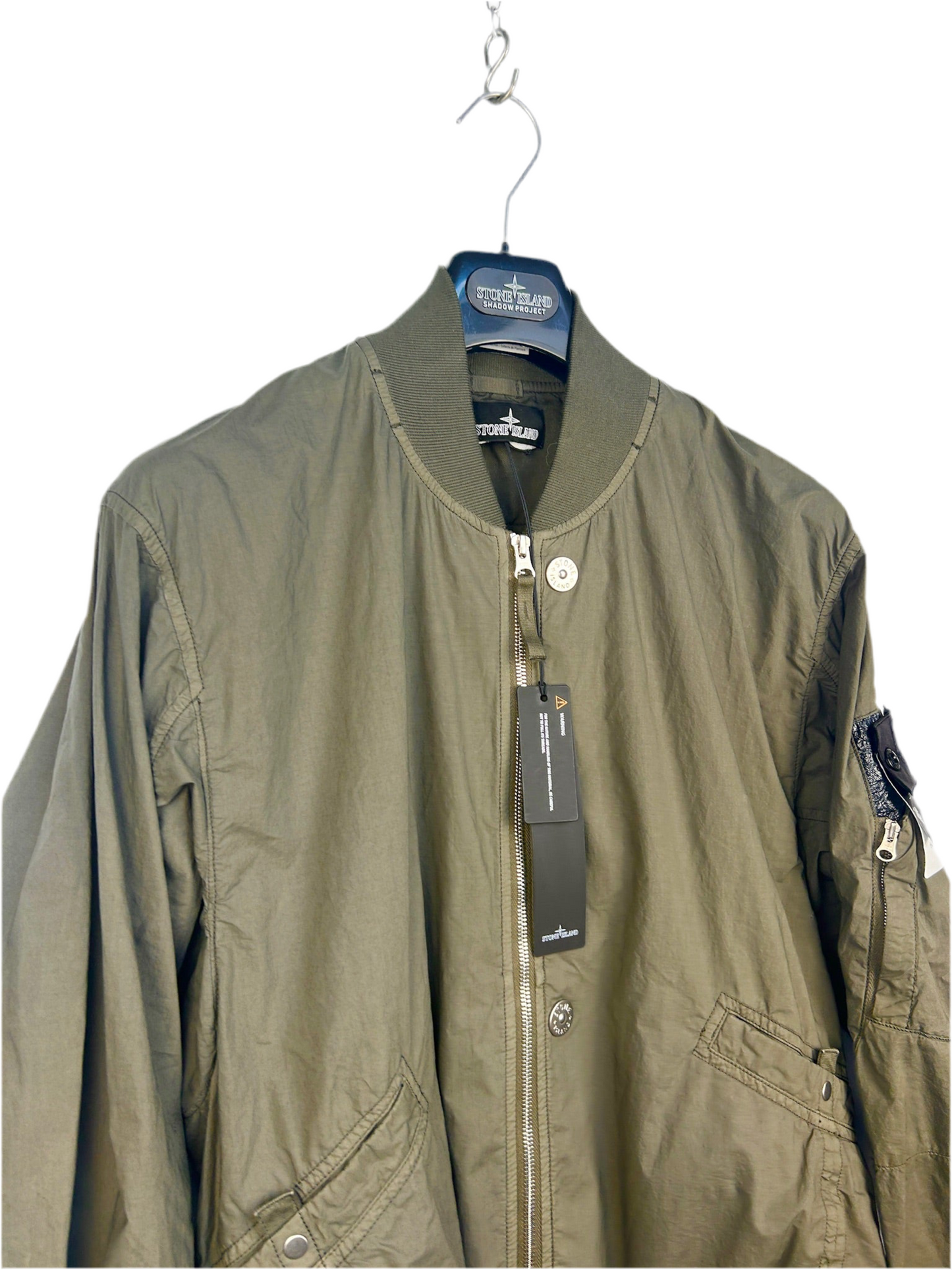Giacca bomber Shadow Project HD Pelleovo Cotton-TC Stone Island (nuova con cartellino) - Taglia M