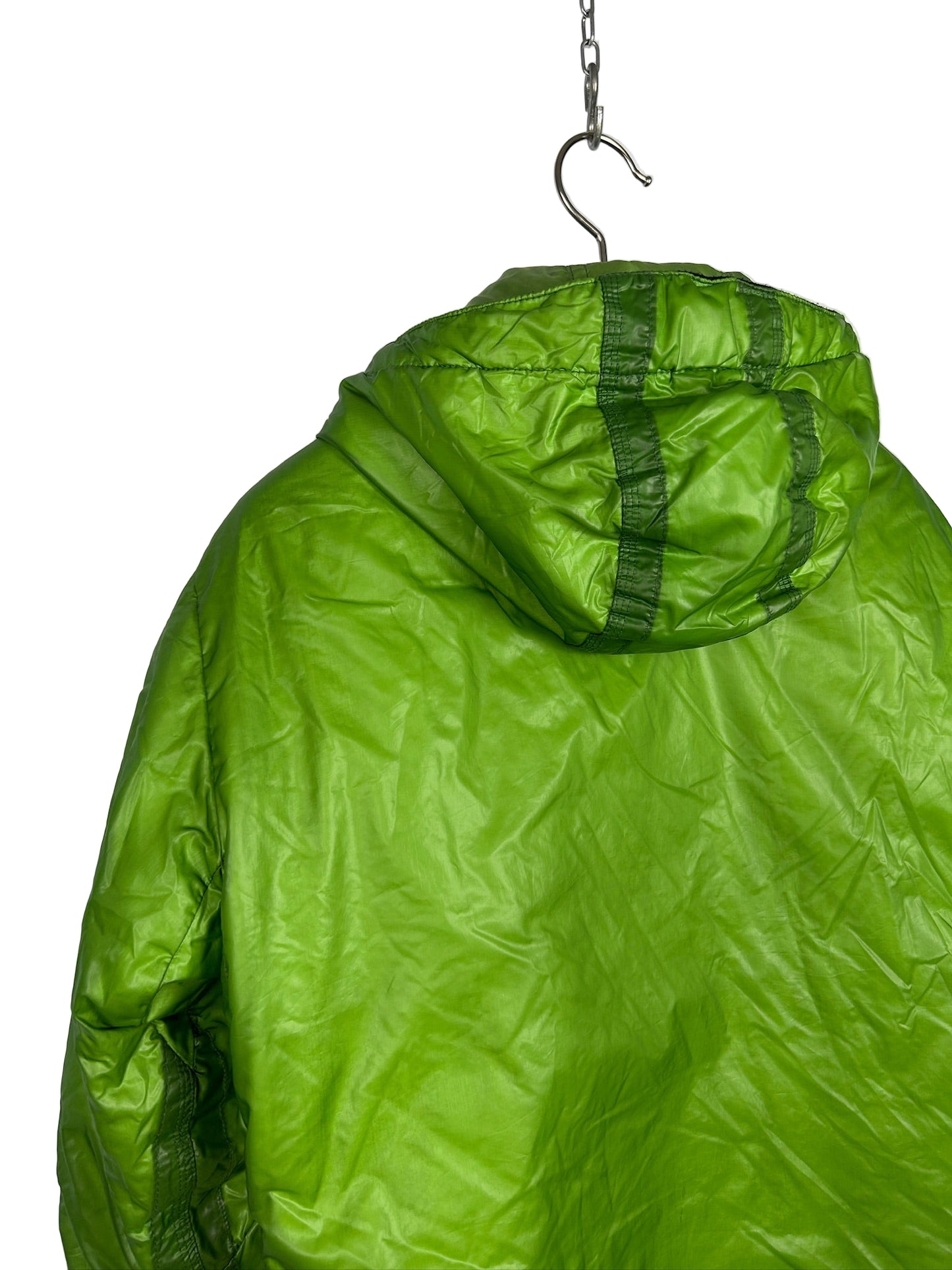 Giacca verde Mesh Badge Down Stone Island - Taglia S