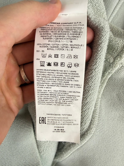 Felpa grigia con cappuccio Stone Island - Taglia L