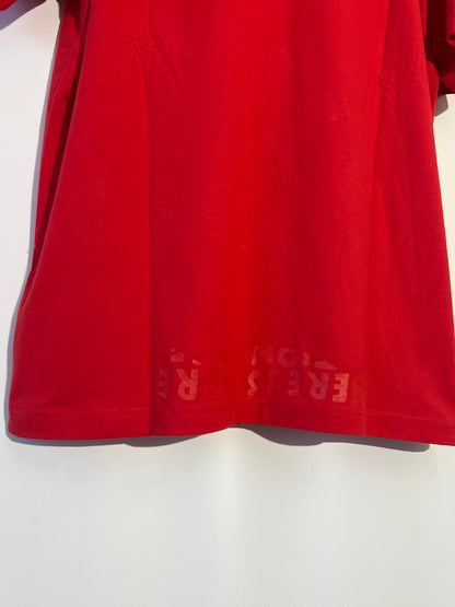 T-shirt rossa Maison Martin Margiela (nuova con cartellino) - Taglia XL