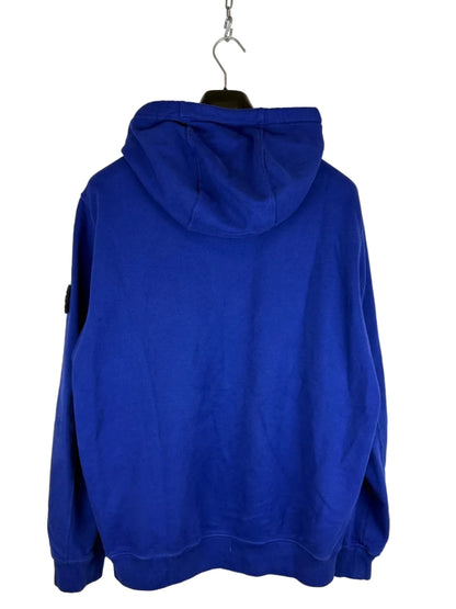 Felpa blu con zip e cappuccio Stone Island - Taglia XL