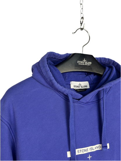Felpa blu con cappuccio Stone Island - Taglia L