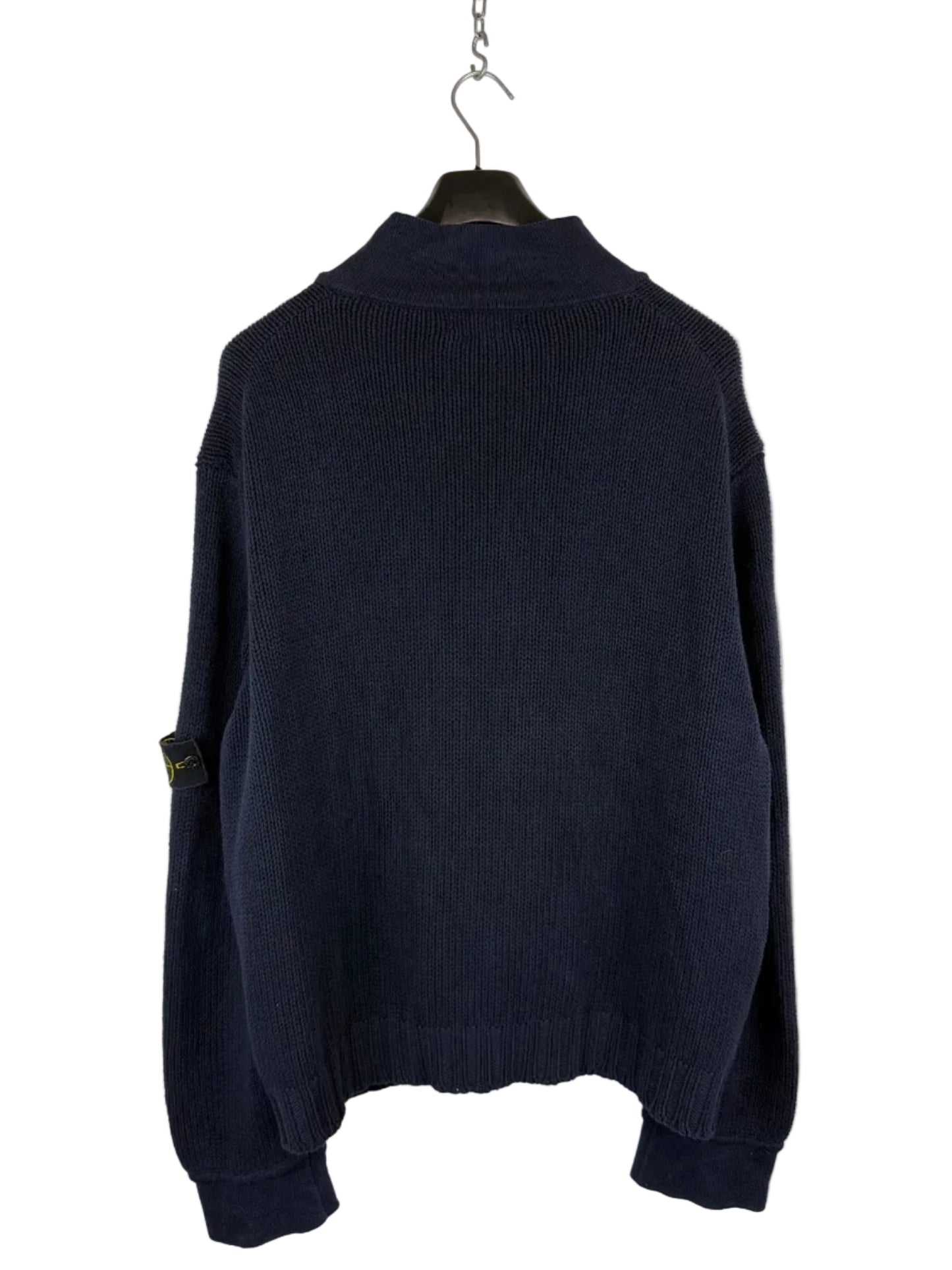 Maglione Vintage blu con zip Stone Island - Taglia XXL