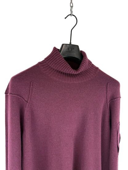C.P. Company burgundy crewneck sweater - Size S