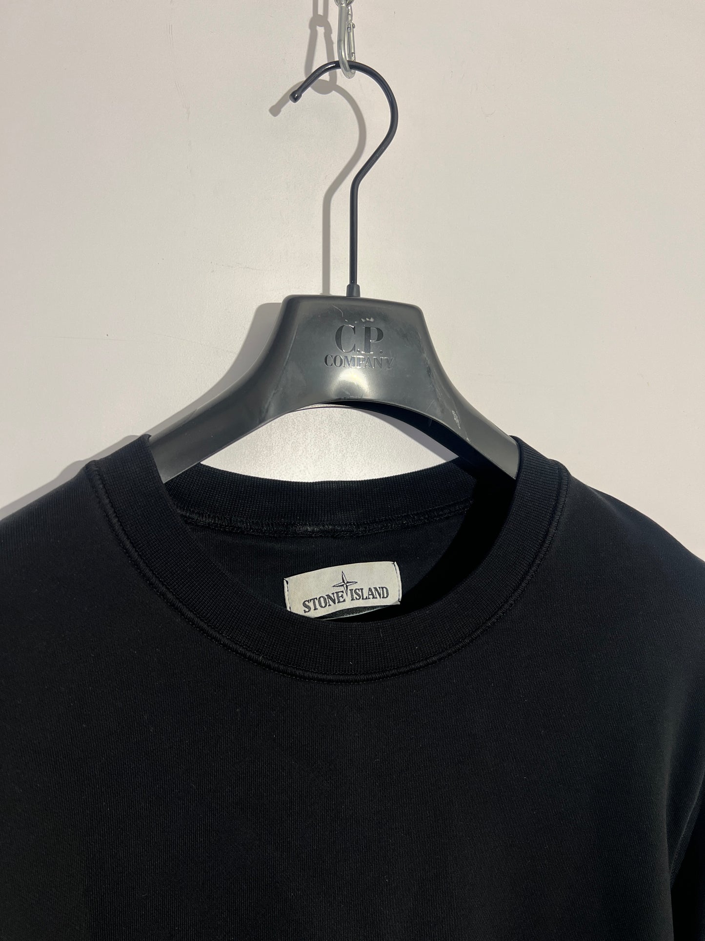 Felpa nera Stone Island - Taglia M