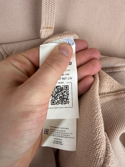 Felpa rosa antico con cappuccio Stone Island - Taglia L