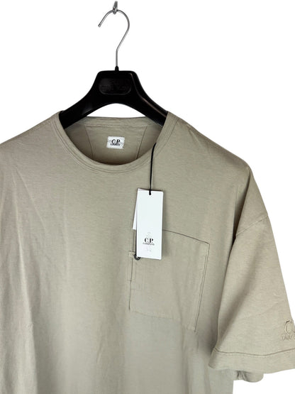 T-shirt grigia con taschino sul petto C.P. Company (nuova con cartellino) - Taglia XL
