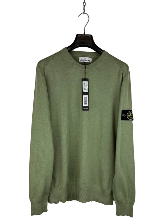 Maglione verde Stone Island (nuovo con cartellino) - Taglia XL