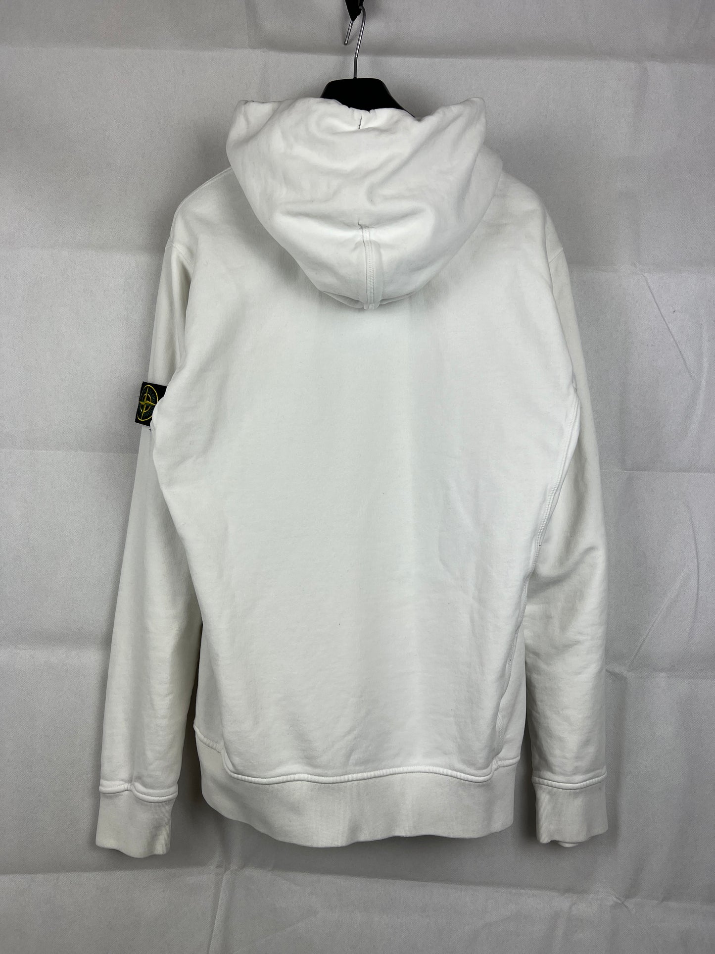 Felpa bianca con cappuccio Stone Island - Taglia XL