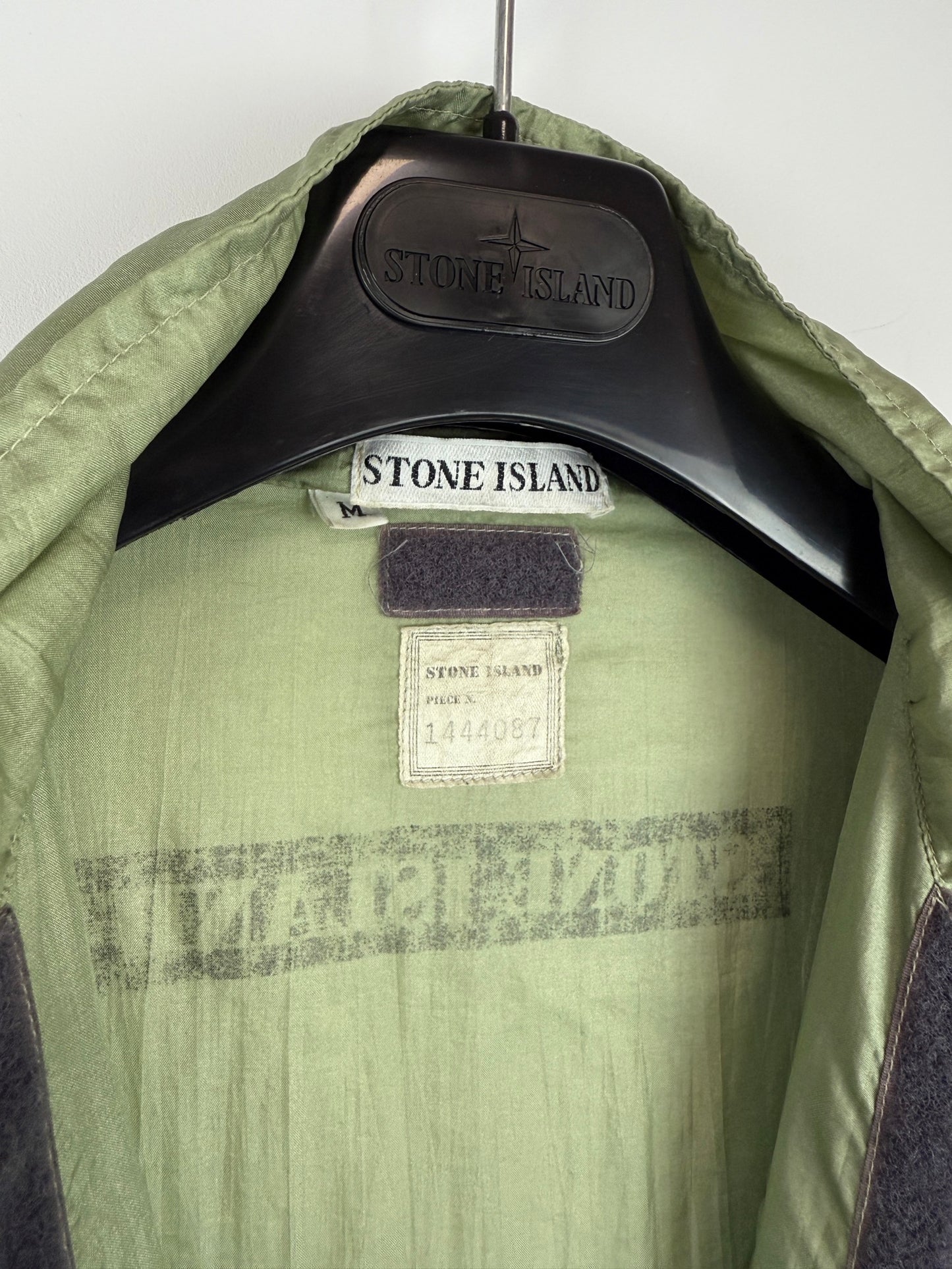Giacca verde in Nylon Vintage 1988 Stone Island - Taglia M