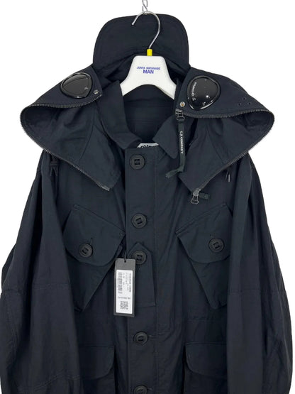 Giacca Goggle nera con chiusura a zip C.P. Company (nuova con cartellino) - Taglia L