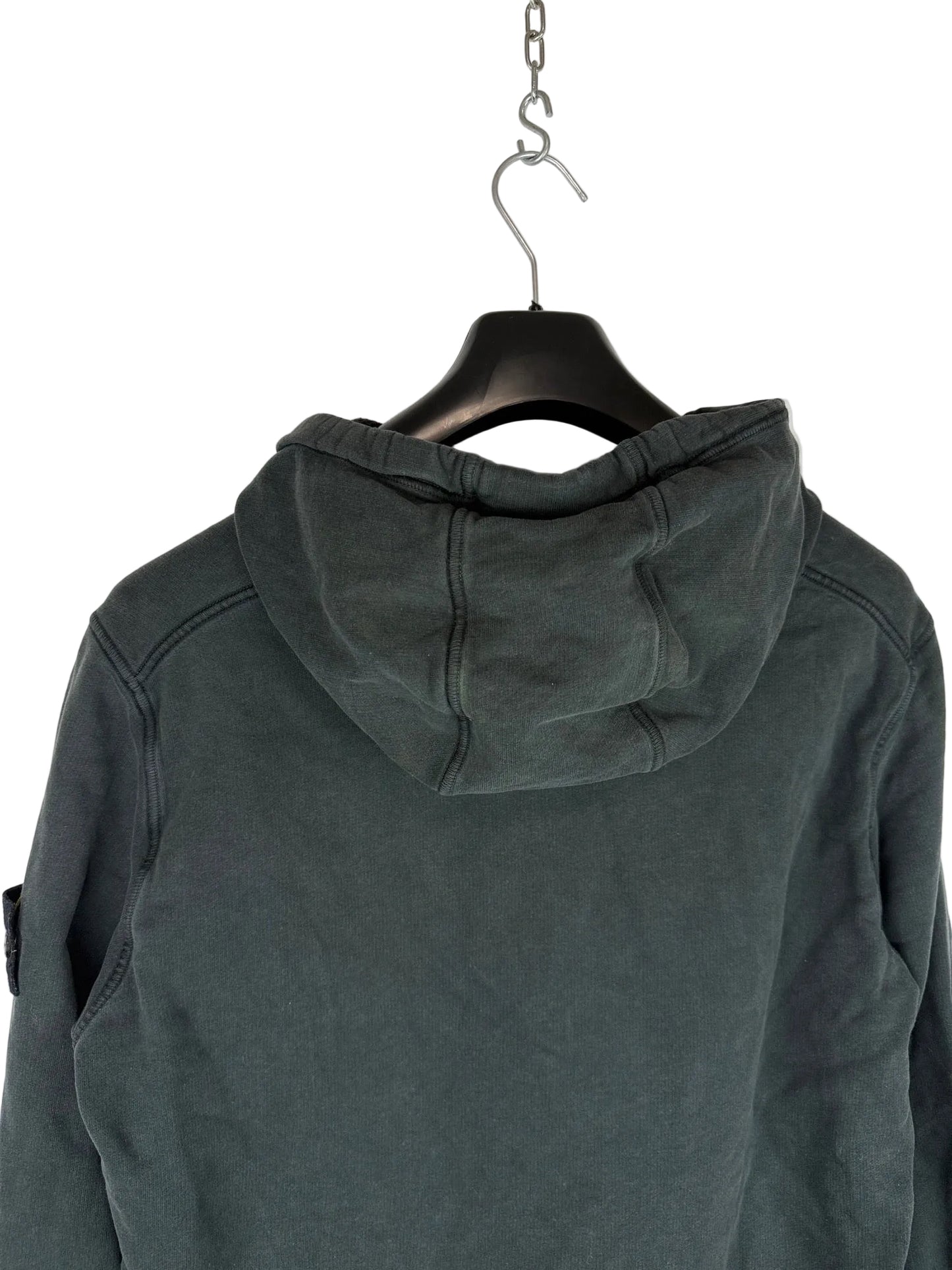 Felpa nera con cappuccio Stone Island - Taglia L