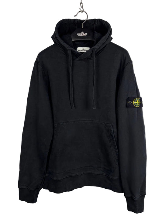 Felpa nera con cappuccio Stone Island - Taglia M